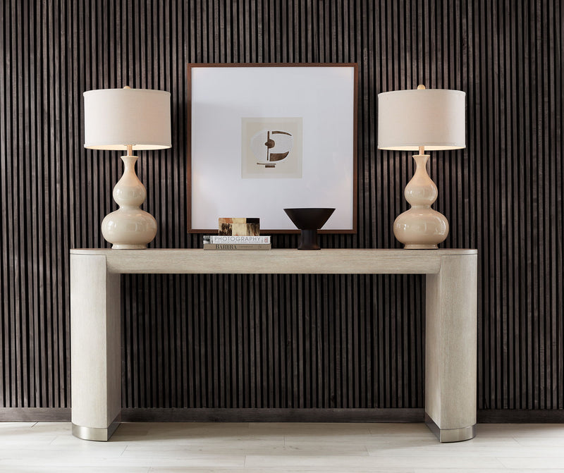Modern Mood - Wood Console Table - Beige