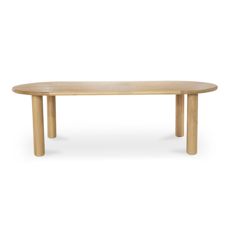 Milo - Large Dining Table - Natural Solid Oak