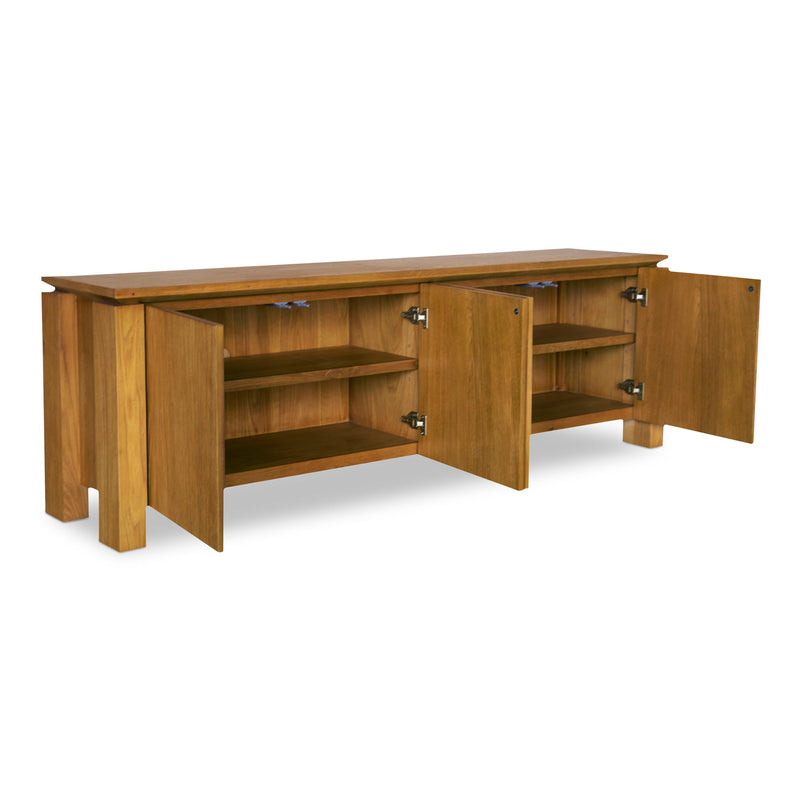 Brook - Media Unit - Country Oak