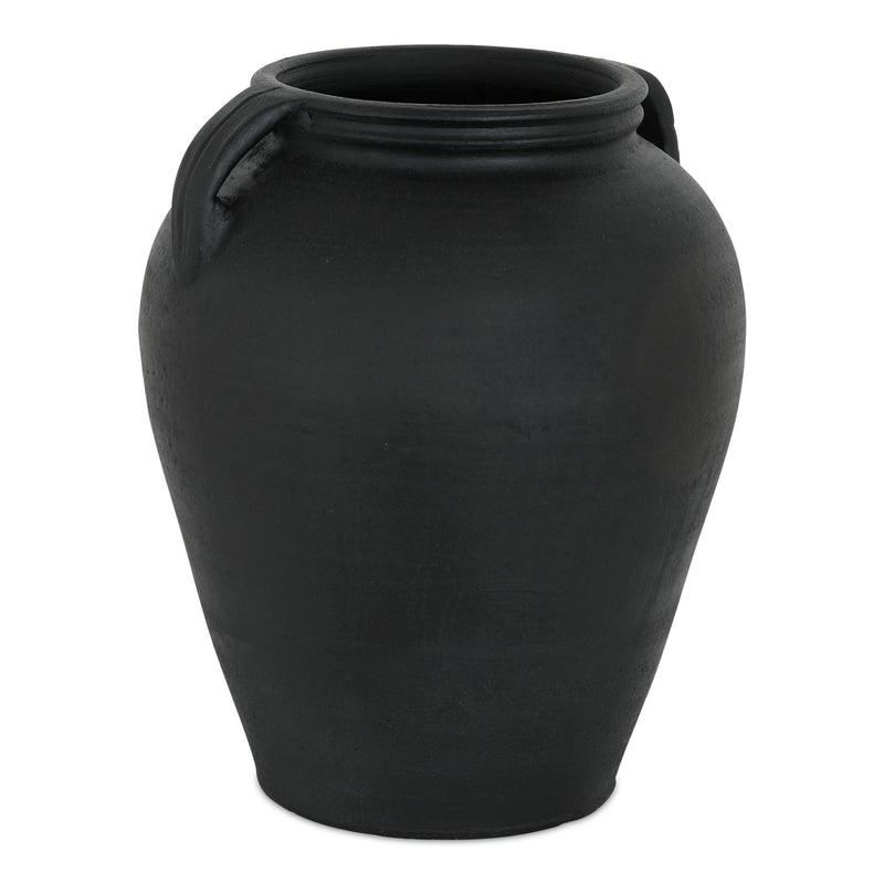 Jovi - Terracotta Vase - Black