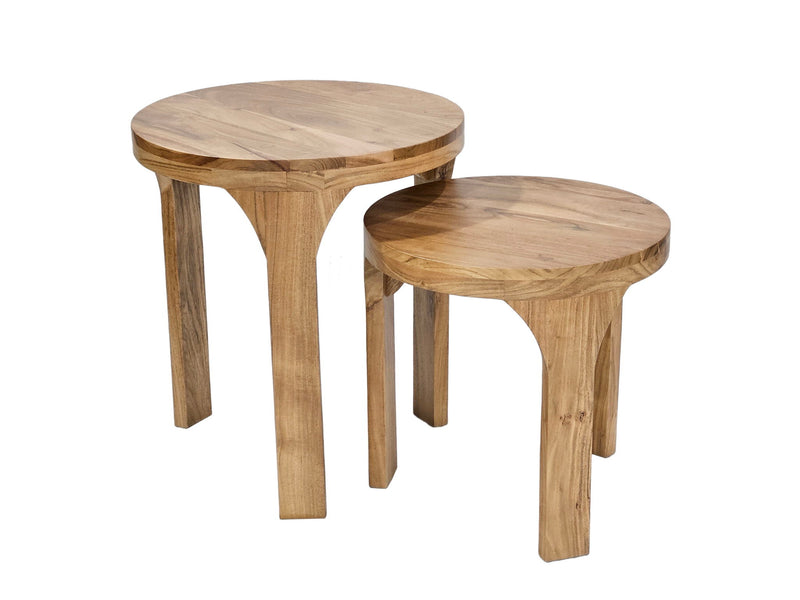 Paige - Bunching Accent Table - Natural Mango