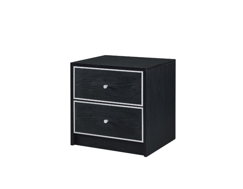Jabir - Accent Table - Black & Silver