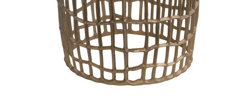 Harper - Accent Table - Antique Brass