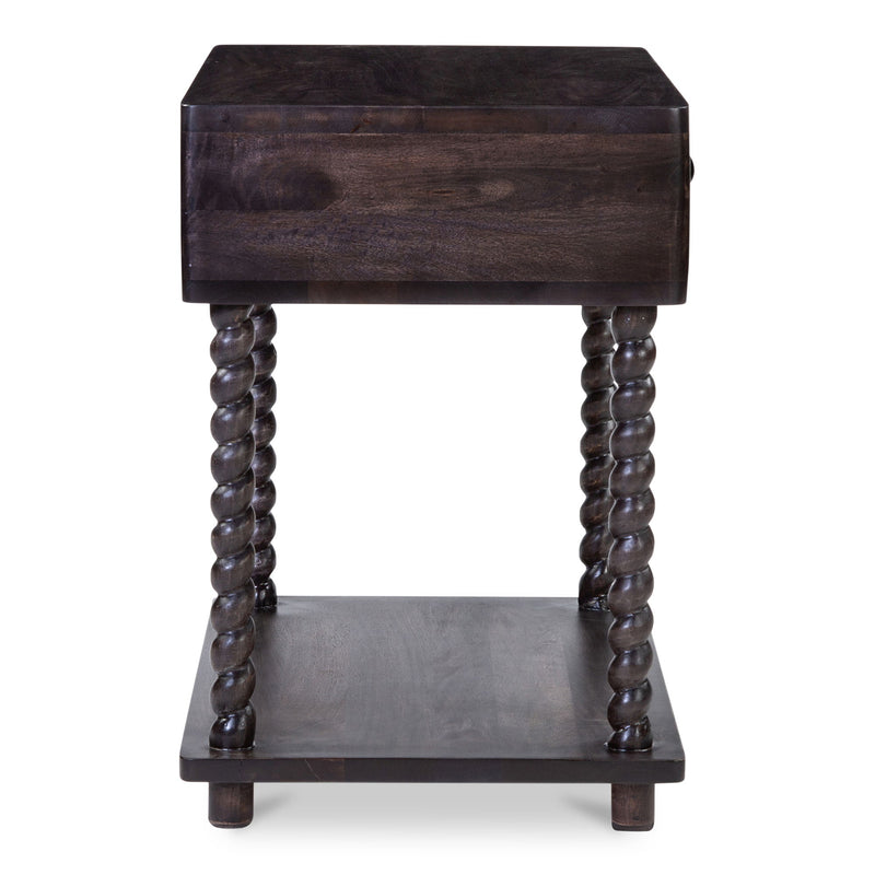 Tabitha - Nightstand - Dark Brown