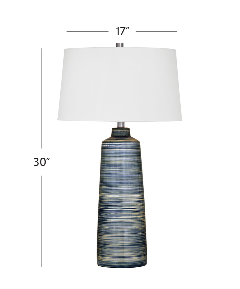 Creedence - Table Lamp - Brushed Blue