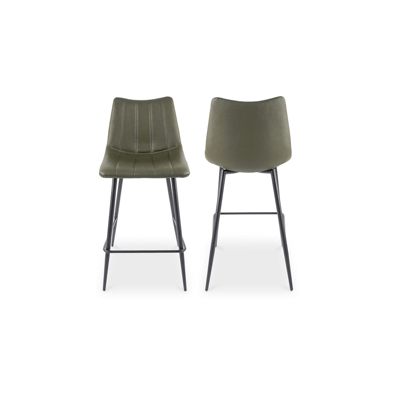 Alibi - Counter Stool (Set of 2) - Dark Green