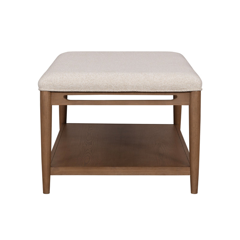 Verona - Rectangular Coffee Table - Beige / Dark Brown