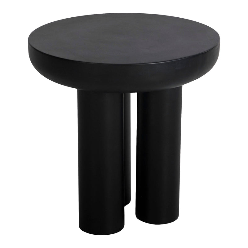 Rocca - Cement Side Table - Black