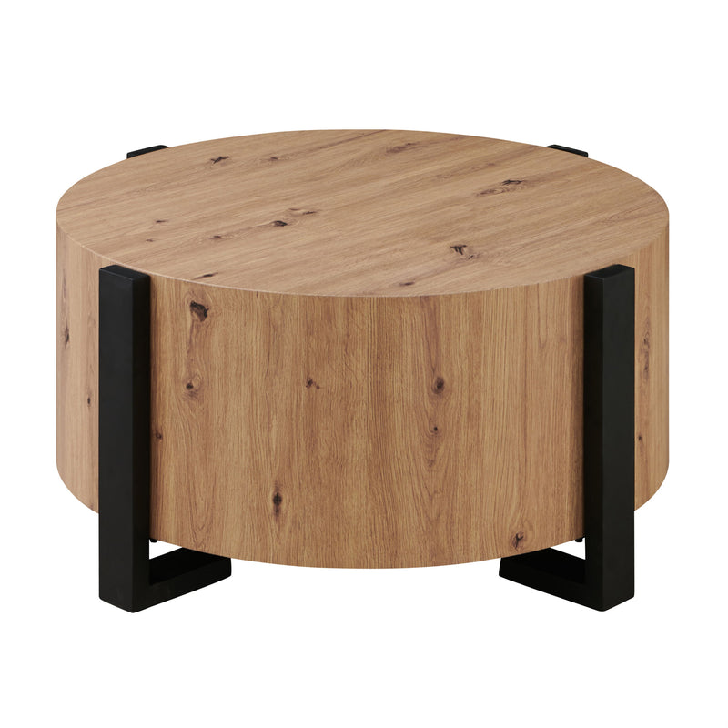Darcie - Faux Wood Round Table