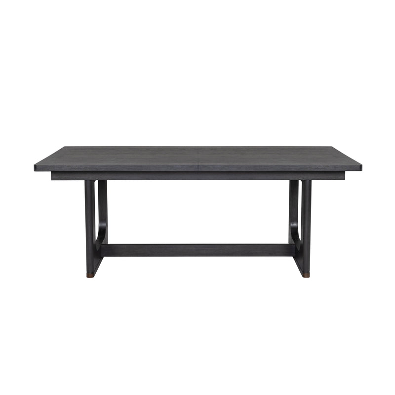 Waterfall - Rectangular Dining Table - Deep Ebony