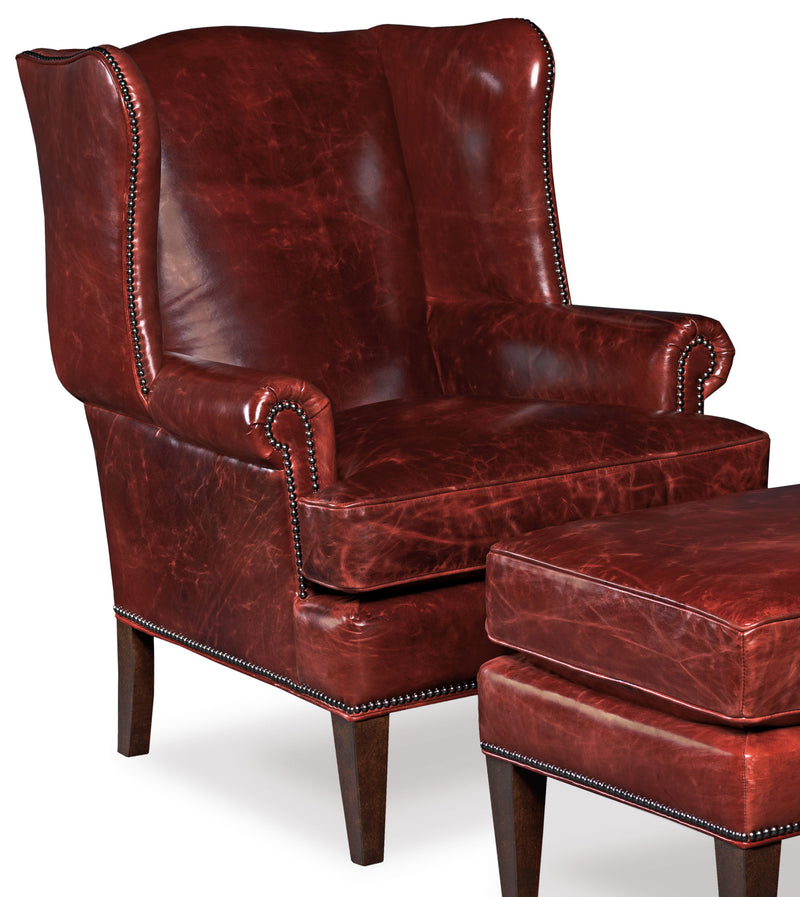 CC - Blakeley Club Chair - Dark Red