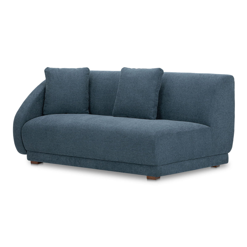 Fraser - Left Arm Facing Sofa - Deep Blue