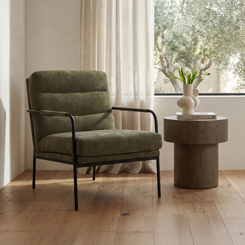 Corey - Side Table - Dark Brown