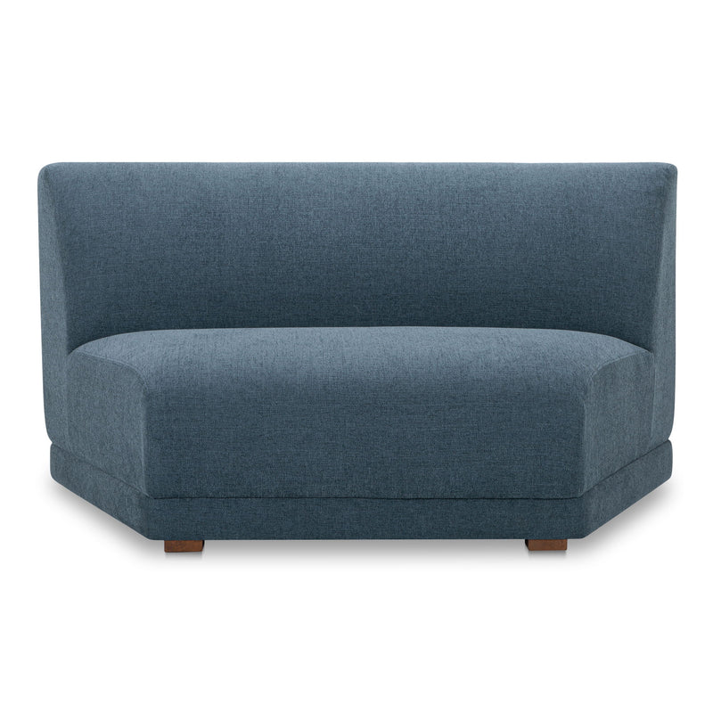 Fraser - Wedge Slipper Chair - Deep Blue