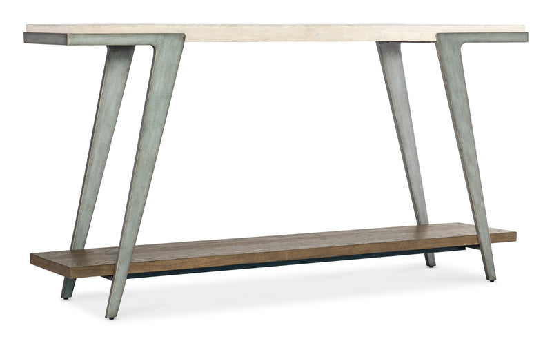 Commerce And Market - Boomerang Console Table - White