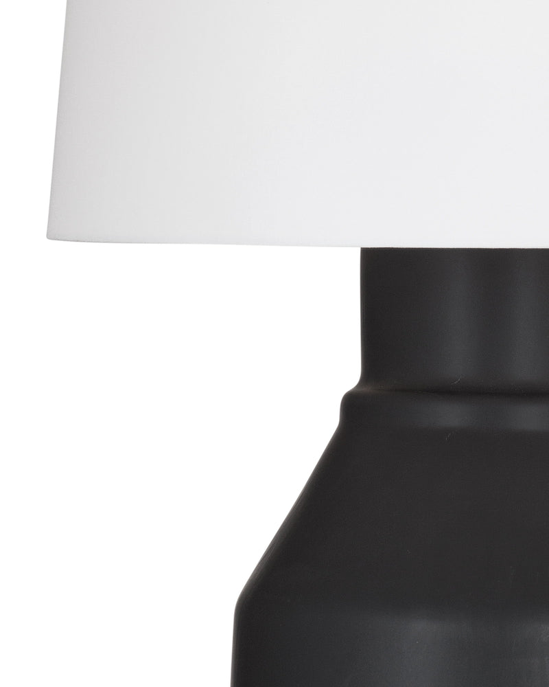 Lowndes - Table Lamp - Black / White