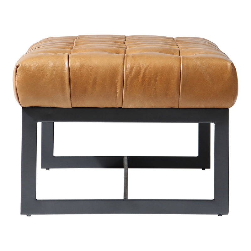 Wyatt - Leather Bench - Beige