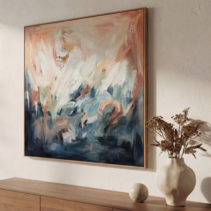 Splendor - Framed Painting - Multicolor