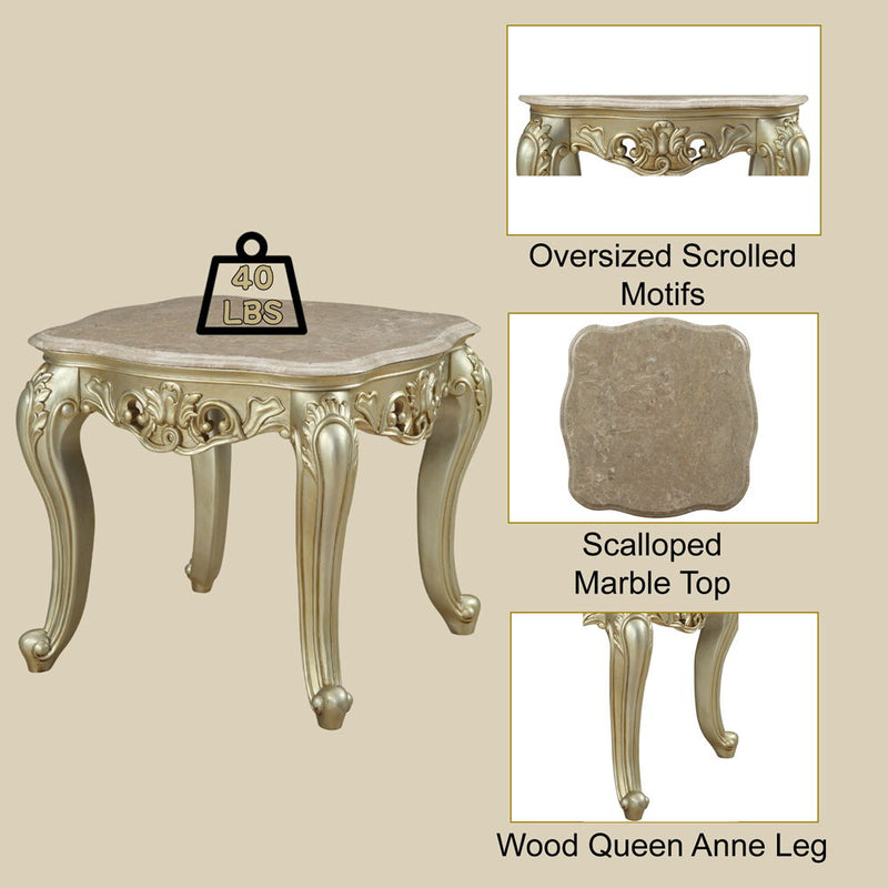 Gorsedd - Table With Marble Top
