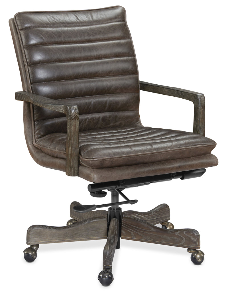 EC - Langston Executive Swivel Tilt Chair With Metal Base