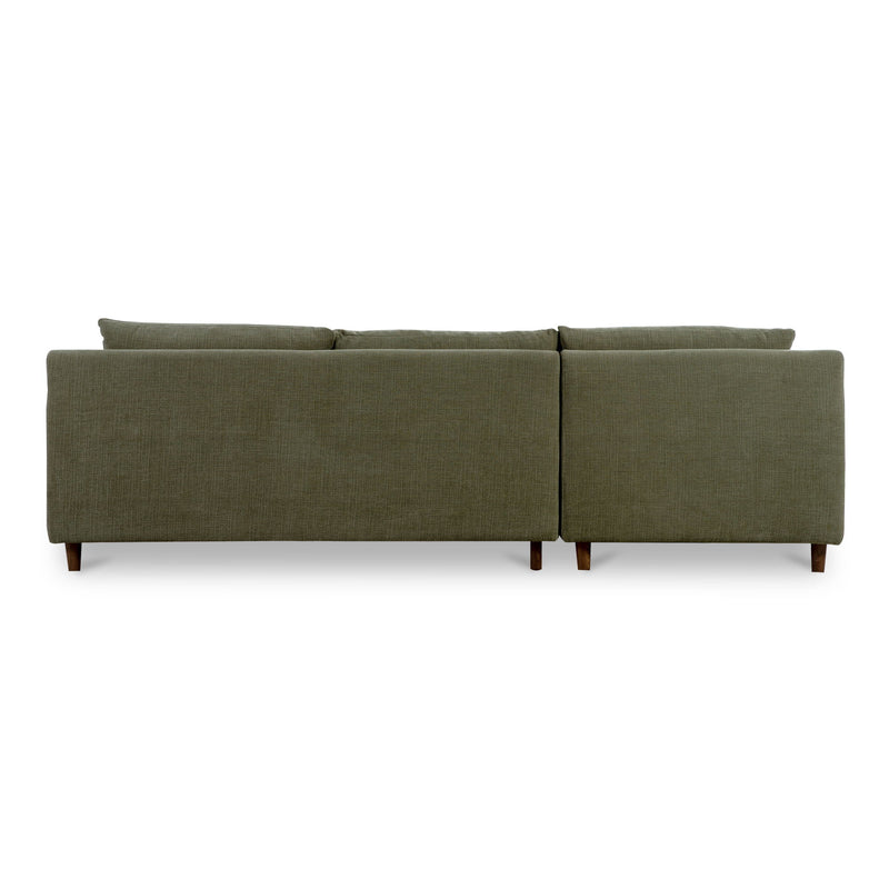 Hutton - Left Sectional - Olive