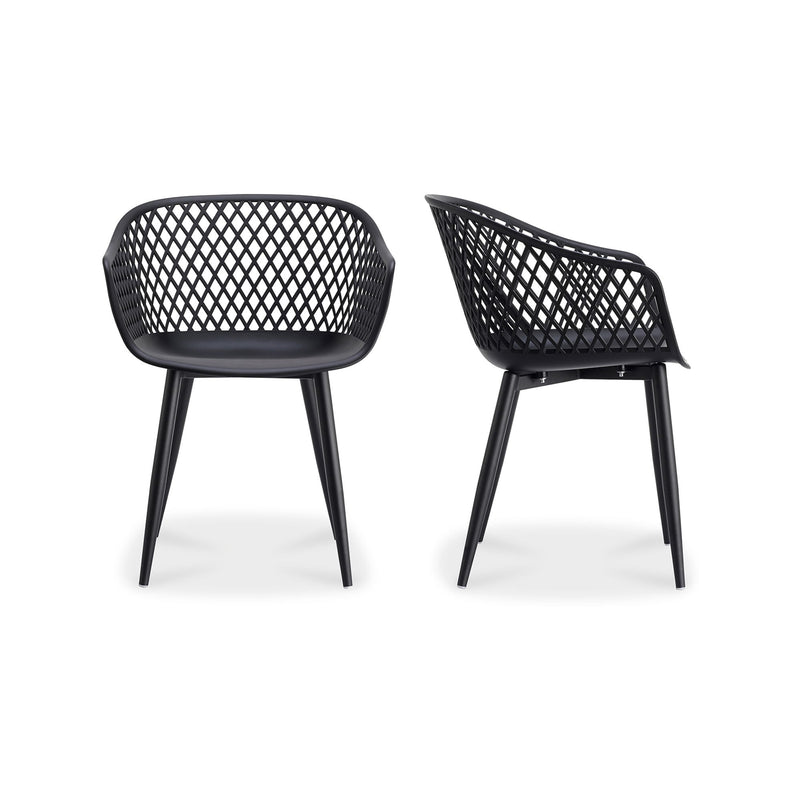 Piazza - Outdoor Chair (Set of 2) - Black