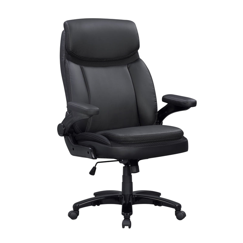 Dc - Big And Tall Fabric Desk Chair - Black