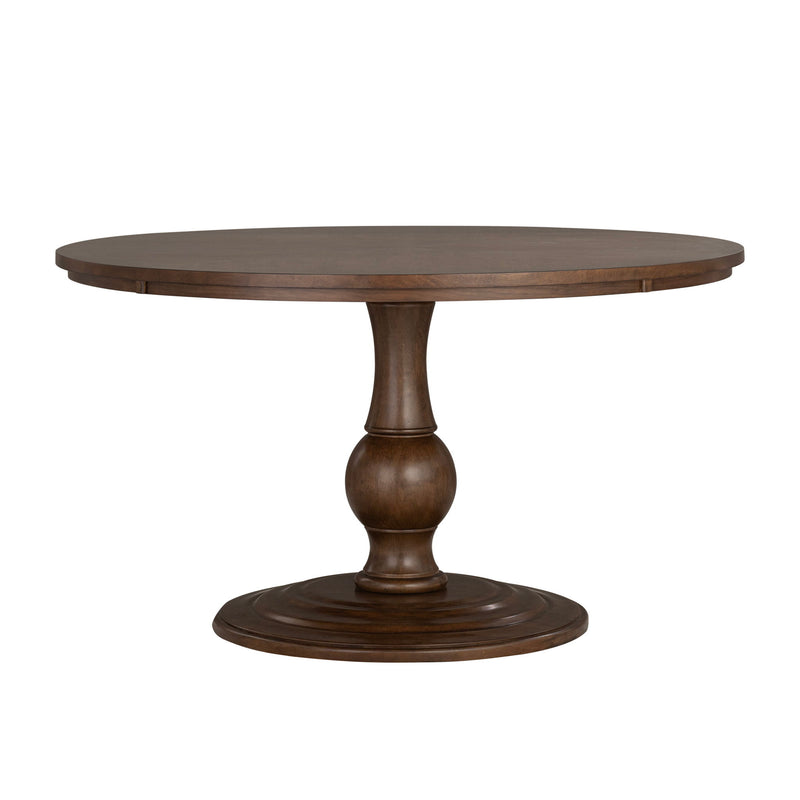 Bellevue - Round Dining Table - Whiskey Brown