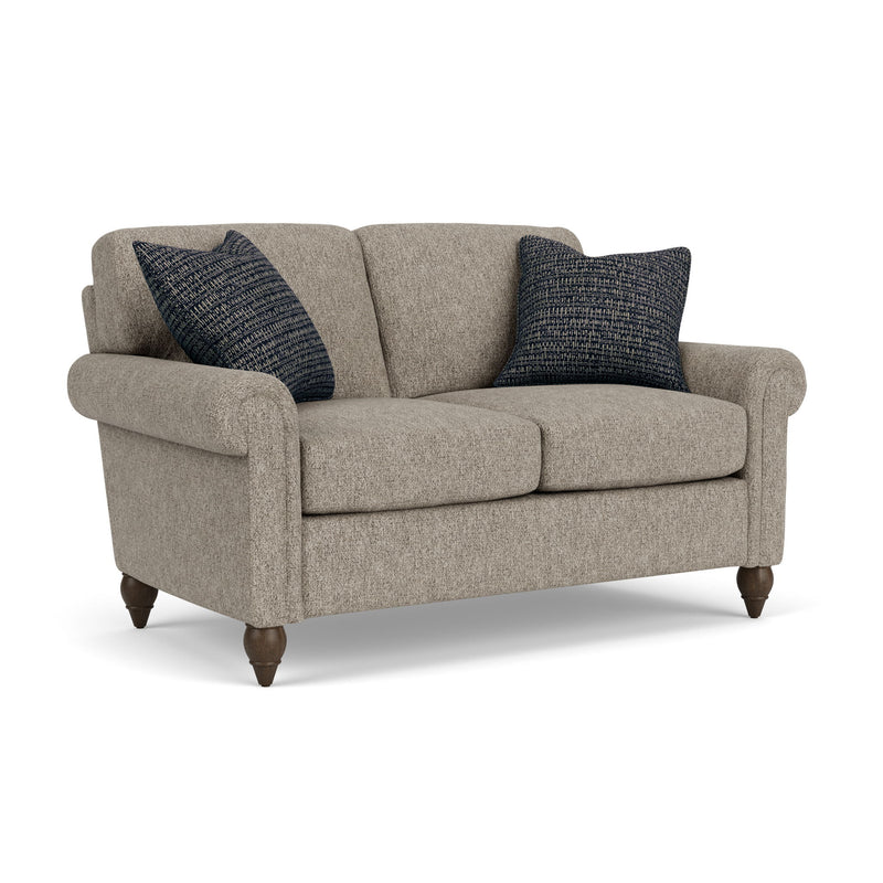 Moxy - Fabric Loveseat With Rolled Arms