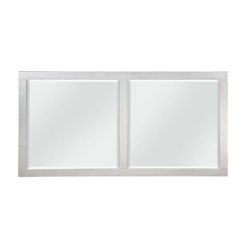 Varian - Dining Table (78"L) - Mirrored & Antique Platinum