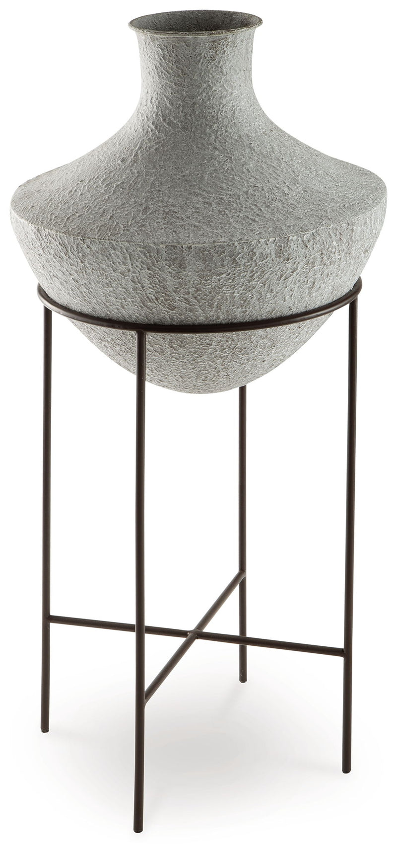Estonbank - Vase - 35" - Distressed Cream