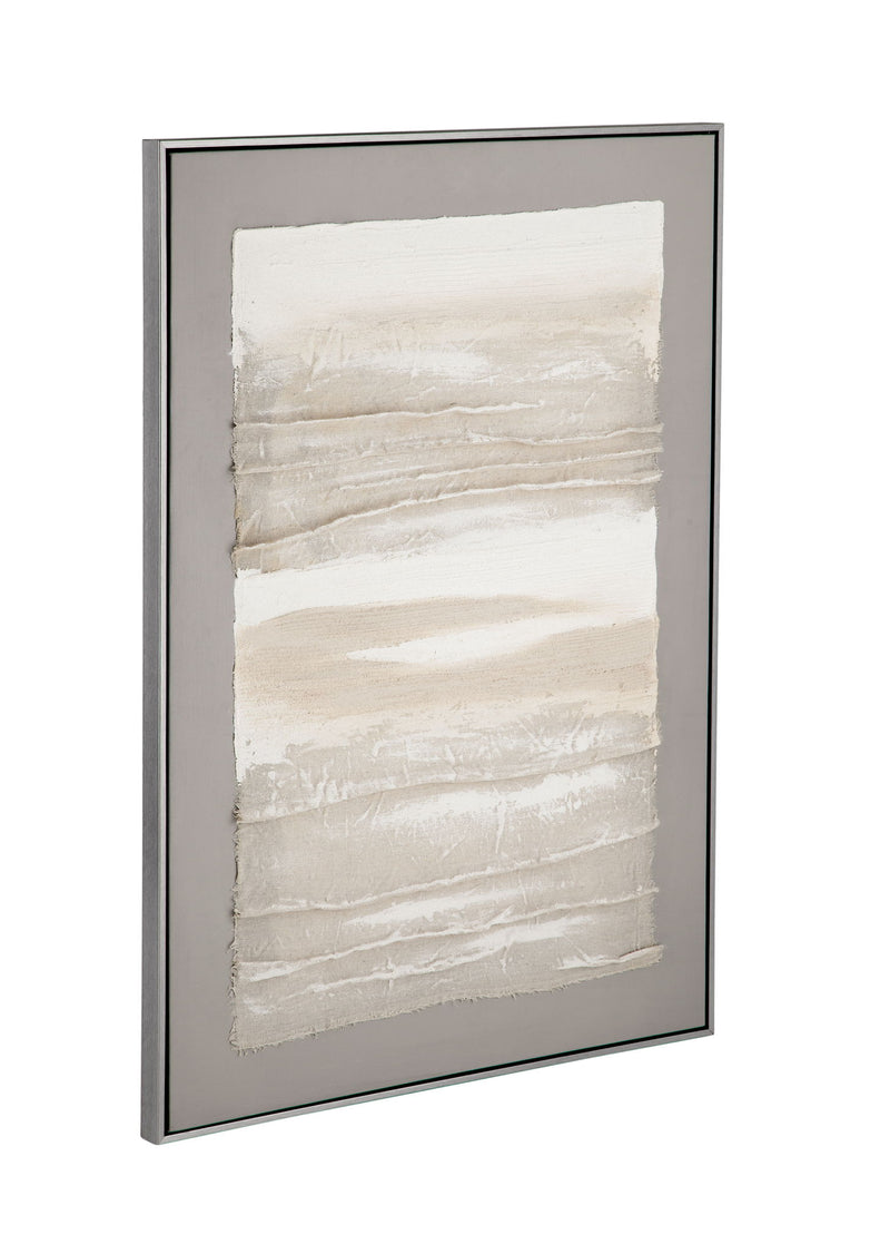 Zole I Framed Canvas - Gray