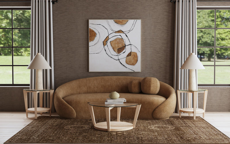 Dunes - Cocktail Table - Bleached Oak