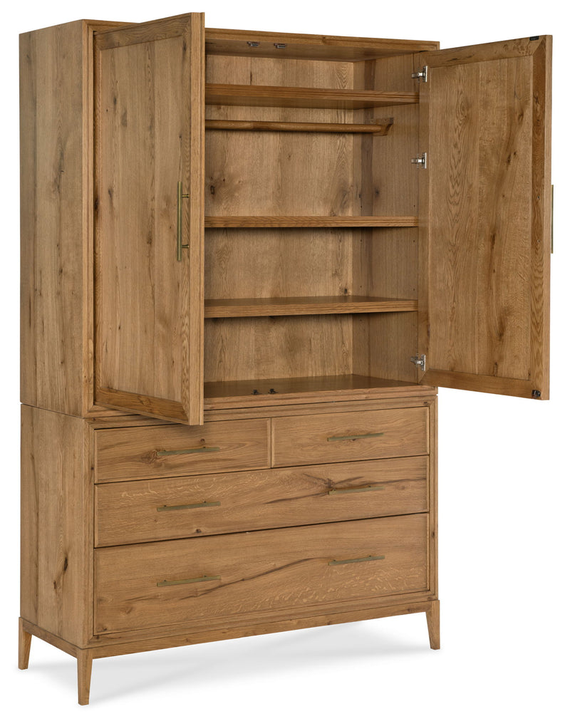 Cashiers - Wardrobe Hutch - Almond