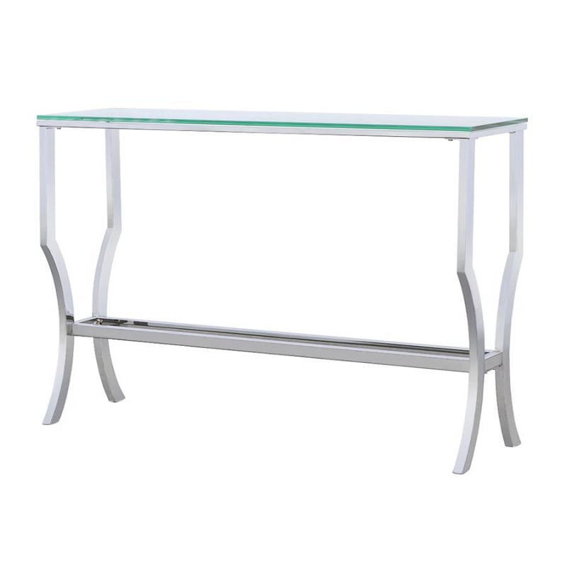 Saide - Rectangular Glass Top Table