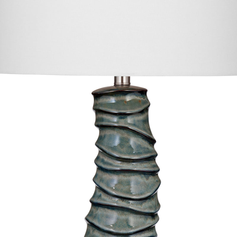 Gallie - Table Lamp - Blue / White