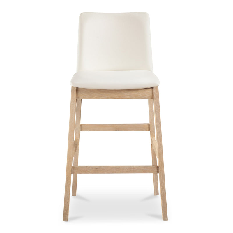 Deco - Barstool - White / Light Brown