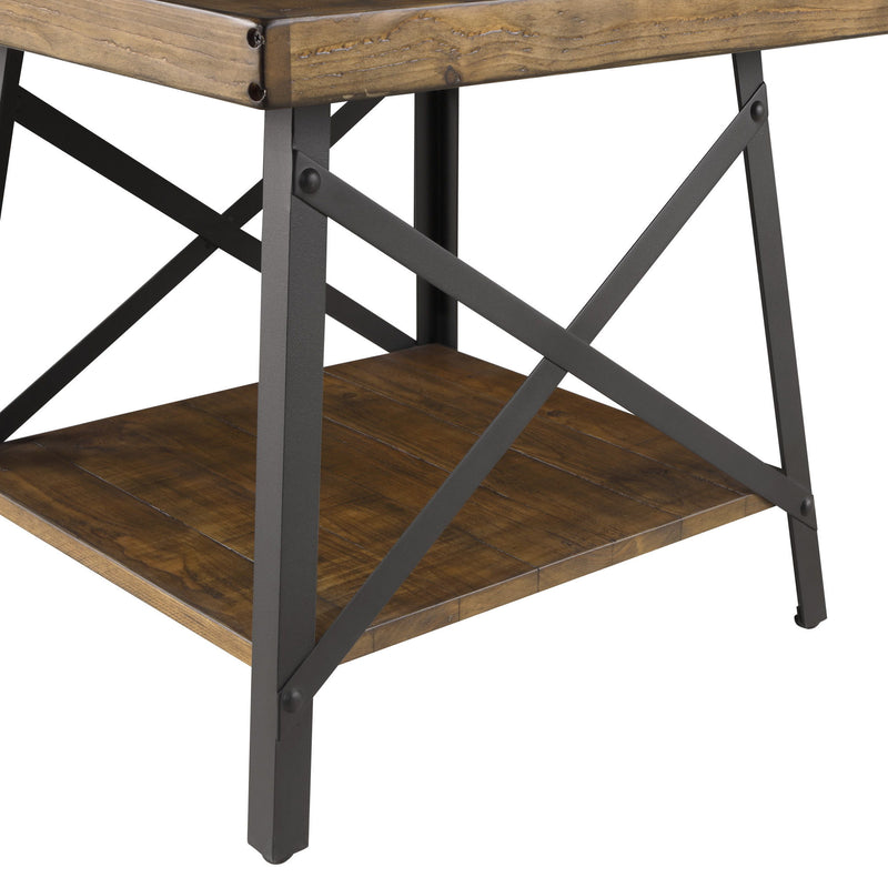 Chandler - Metal And Wood End Table