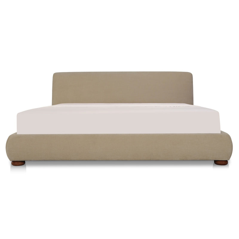 Beau - Queen Storage Bed - Warm Beige