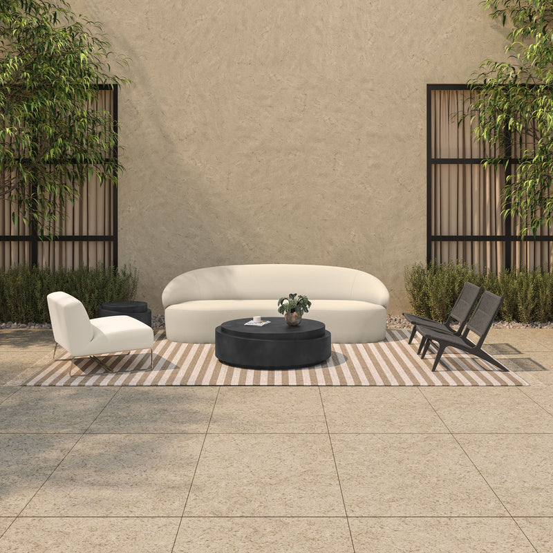Cosmo - Outdoor Accent Table - Black