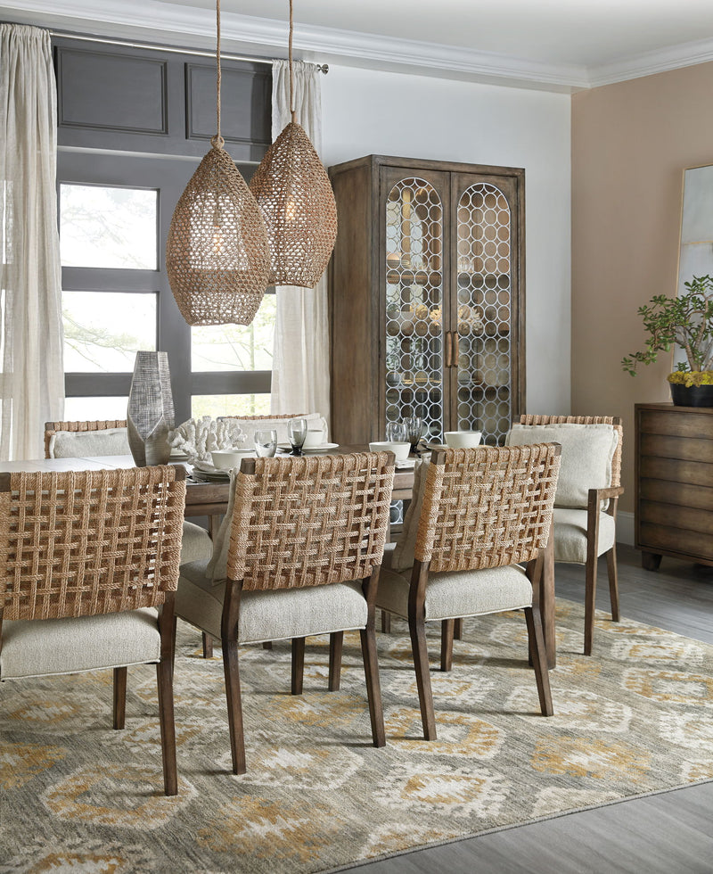 Sundance - Woven Back Side Chair (Set of 2) - Beige / Light Brown