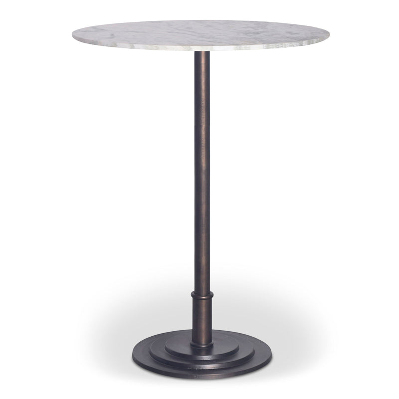 Tori - Outdoor Bar Table - White Marble