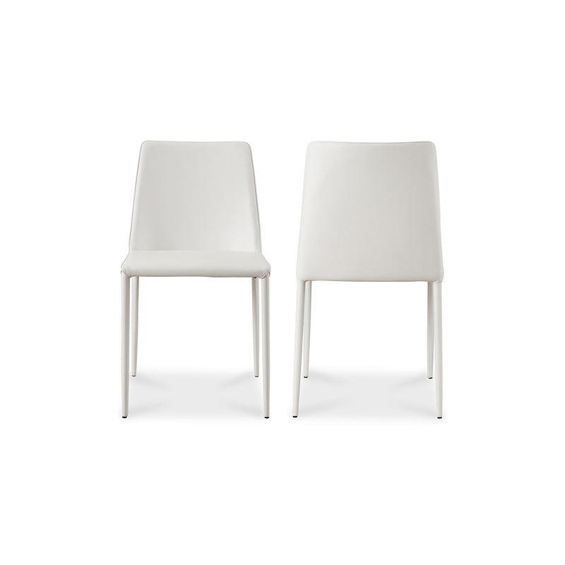 Nora - Vegan Leather Dining Chair (Set of 2) - White