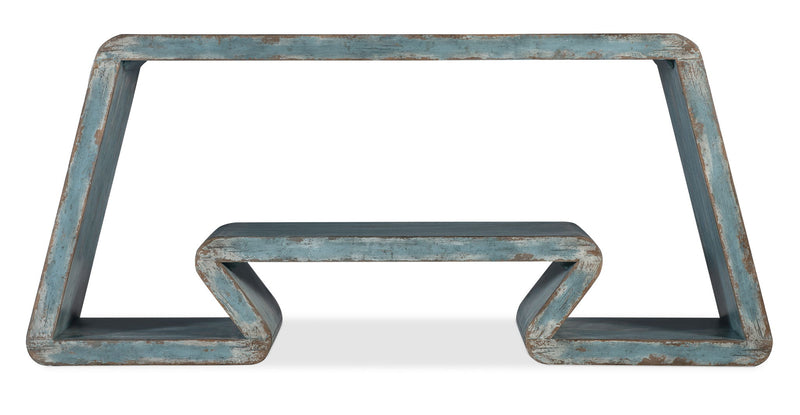 Commerce And Market - Inside Track Console Table - Blue