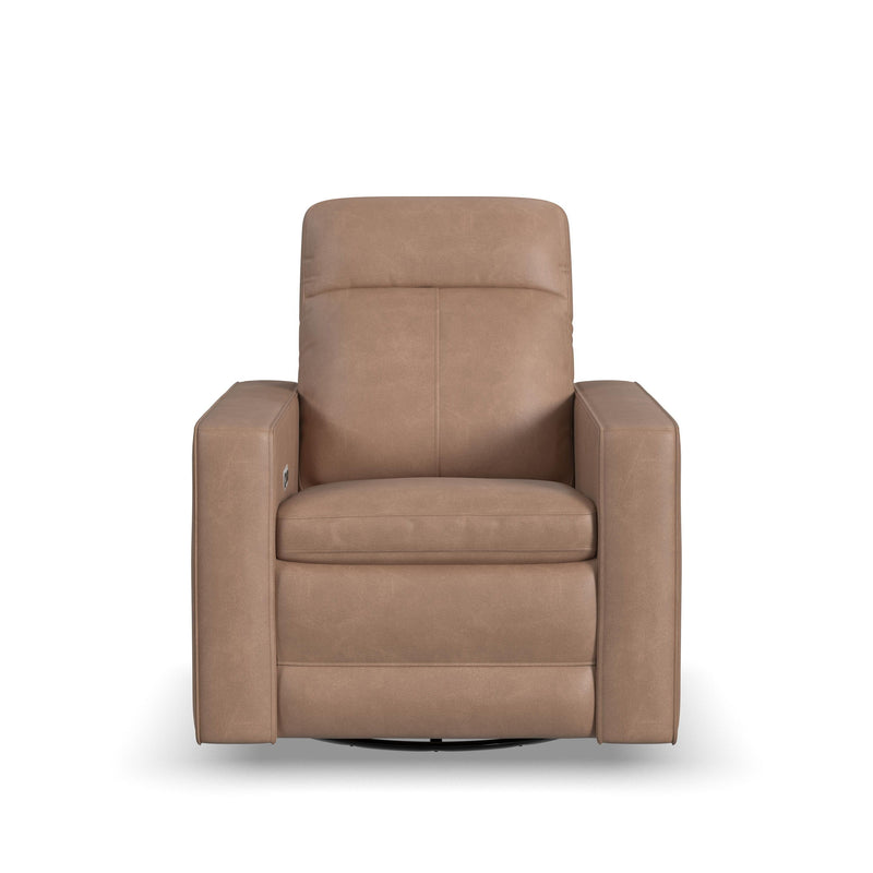 Dutch - Power Swivel Gliding Recliner With Power Headrest, Lumbar, Heat & Massage