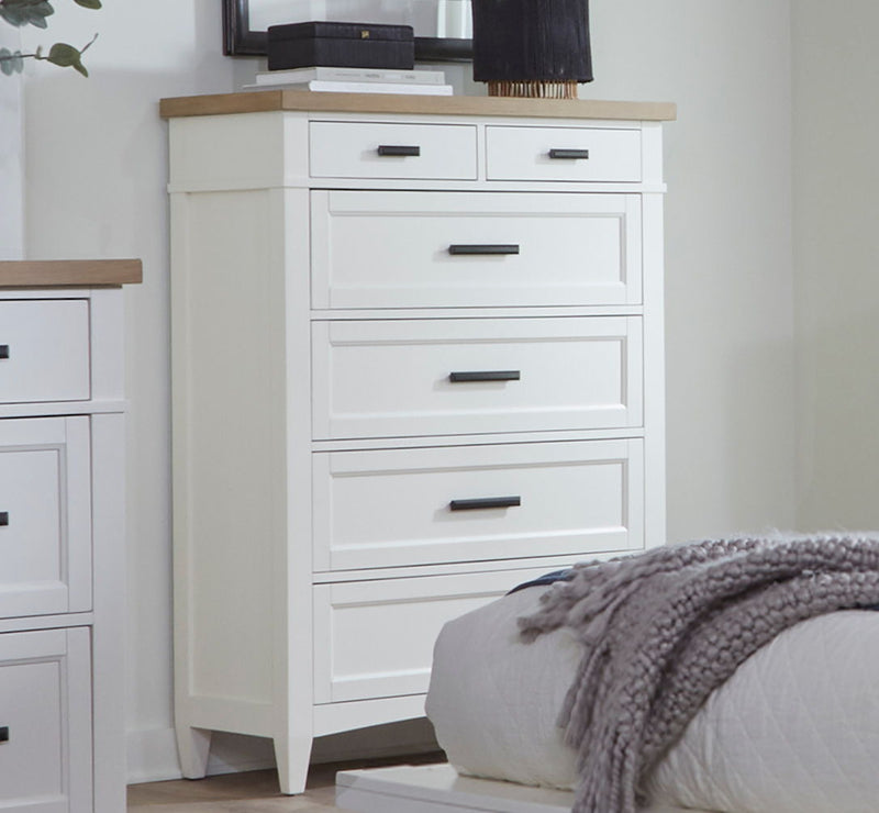Americana Modern Bedroom - 6 Drawer Chest - Cotton