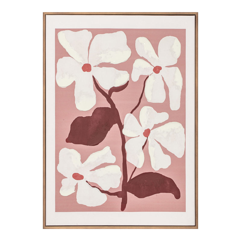 Blush - Framed Painting - Pink