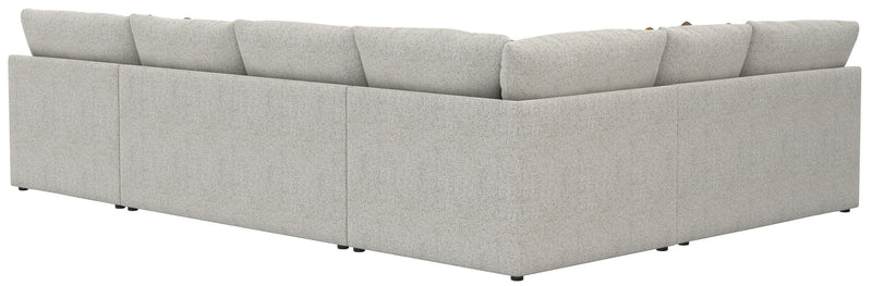Tori - Sectional With Comfort Coil Seating, Cocktail Ottoman And Accent Pillows Included