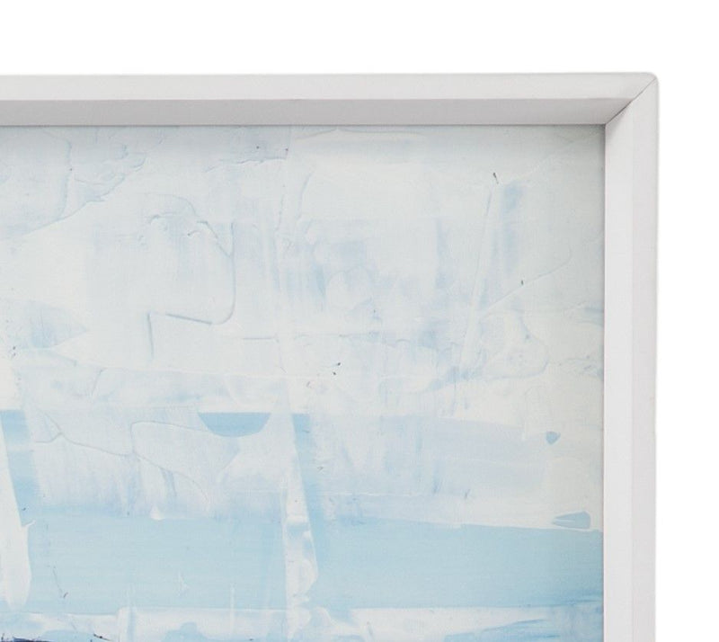 Sea Gaze I Framed Print - Light Blue