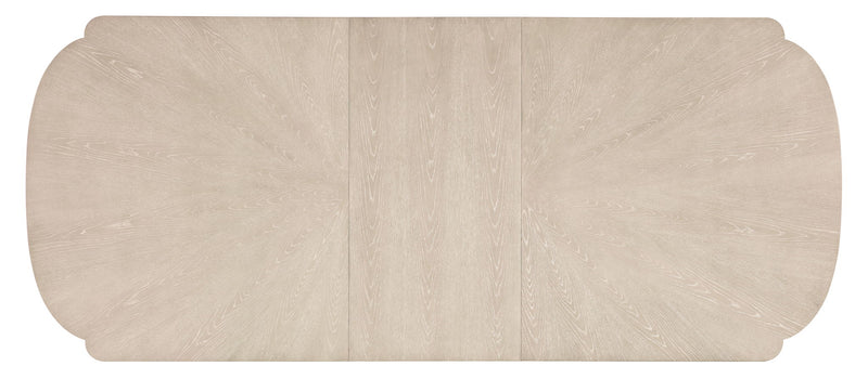 Nouveau Chic - Rectangle Dining Table With 1-22" Leaf - Light Brown